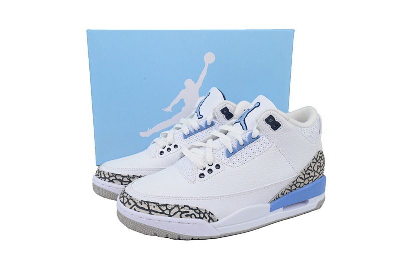 【DA0RN】AJ3北卡蓝 RN版乔丹3代  CT8532-104 Air Jordan 3 Retro UNC