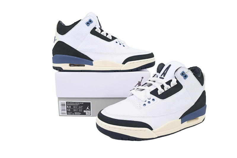 【DA0RN】AJ3AM蓝白 RN版乔丹3代 HV8571-100 A Ma Maniére x Air Jordan 3 Retro OG SP 'For The Love'