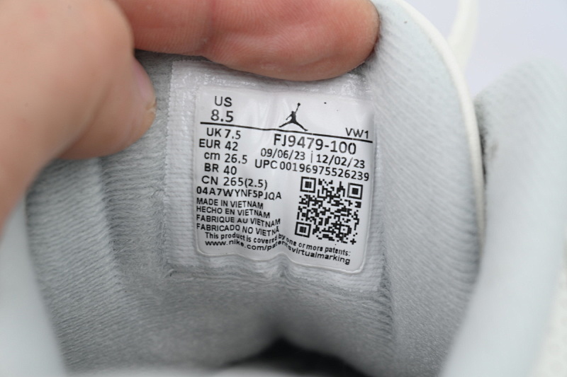 【DA0RN】AJ3象牙白 RN版乔丹3代 FJ9479-100 Air Jordan 3 Craft "Ivory"