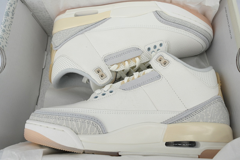 【DA0RN】AJ3象牙白 RN版乔丹3代 FJ9479-100 Air Jordan 3 Craft "Ivory"