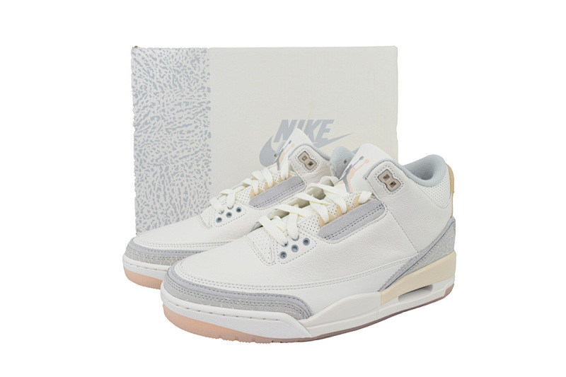 【DA0RN】AJ3象牙白 RN版乔丹3代 FJ9479-100 Air Jordan 3 Craft "Ivory"