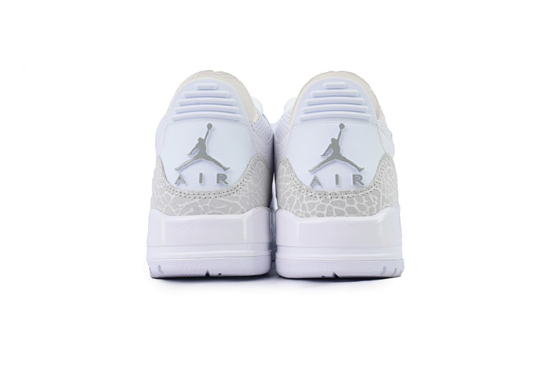 【CA7XH】白猫 头层乔丹3代篮球鞋  CT8532-111 Air Jordan 3 Retro 'Pure Money' 2025