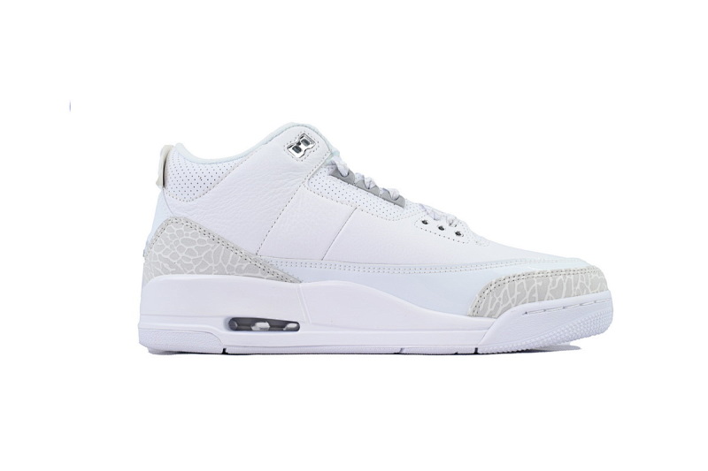 【CA7XH】白猫 头层乔丹3代篮球鞋  CT8532-111 Air Jordan 3 Retro 'Pure Money' 2025