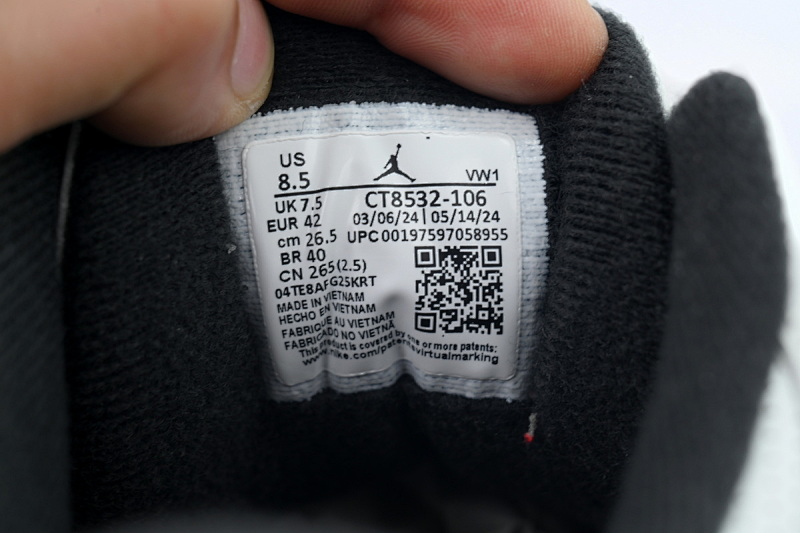 【DA0LW】白灰106 LW版乔丹3代篮球鞋 CT8532-106 Air Jordan 3 "Cement Grey"