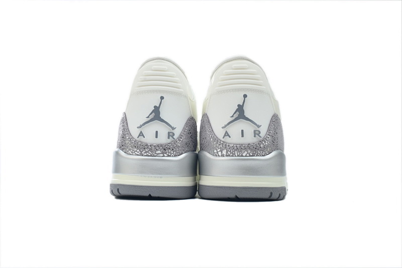【DA0OG】米银 OG纯原版本乔丹3代篮球鞋 CK9246-100 Air Jordan 3 Retro 'Sail Metallic Silver'