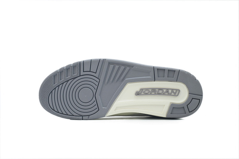 【DA0OG】米银 OG纯原版本乔丹3代篮球鞋 CK9246-100 Air Jordan 3 Retro 'Sail Metallic Silver'
