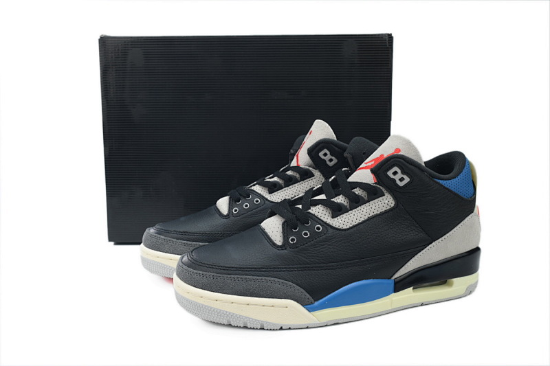 【DA0OG】黑蓝 OG纯原版本乔丹3代篮球鞋 IB8967-004 Air Jordan 3 Retro OG 'Rare Air'