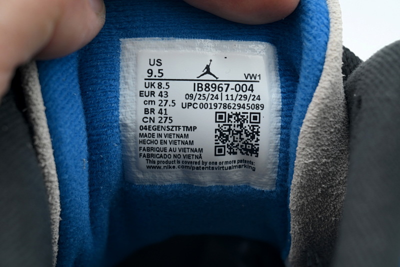 【DA0OG】黑蓝 OG纯原版本乔丹3代篮球鞋 IB8967-004 Air Jordan 3 Retro OG 'Rare Air'