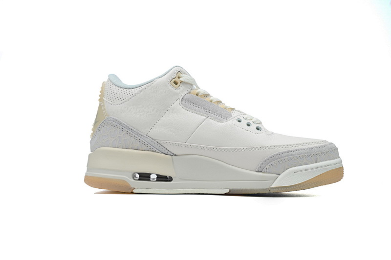 【BA3D2】灰白-6 头层乔丹3代篮球鞋 FJ9479-100 Air Jordan 3 Retro SE Craft 'Ivory'