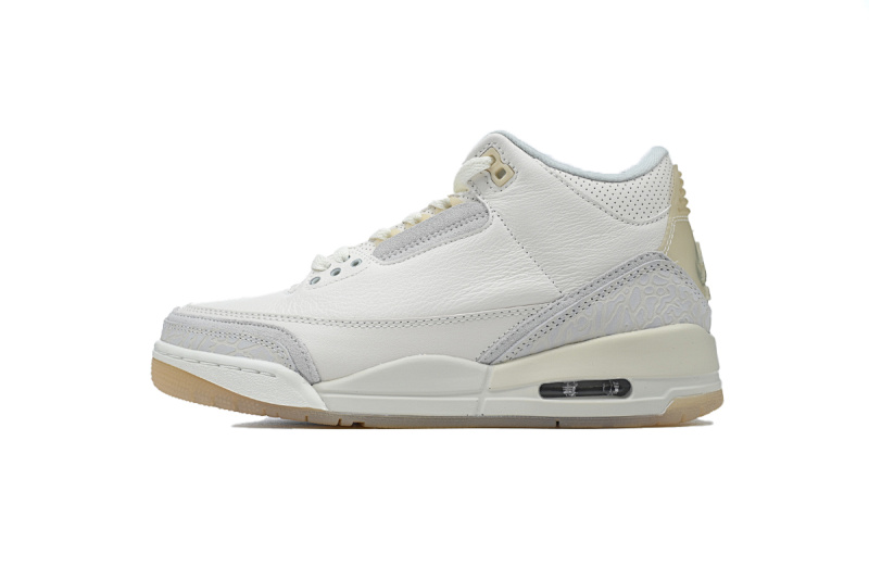 【BA3D2】灰白-6 头层乔丹3代篮球鞋 FJ9479-100 Air Jordan 3 Retro SE Craft 'Ivory'