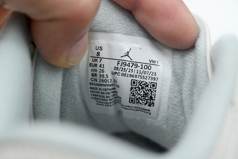 【BA3D2】灰白-6 头层乔丹3代篮球鞋 FJ9479-100 Air Jordan 3 Retro SE Craft 'Ivory'