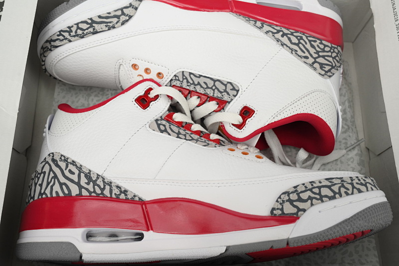 【BA3D2】红雀-5 头层乔丹3代篮球鞋 CT8532-126 Air Jordan 3 Retro 'Cardinal Red'