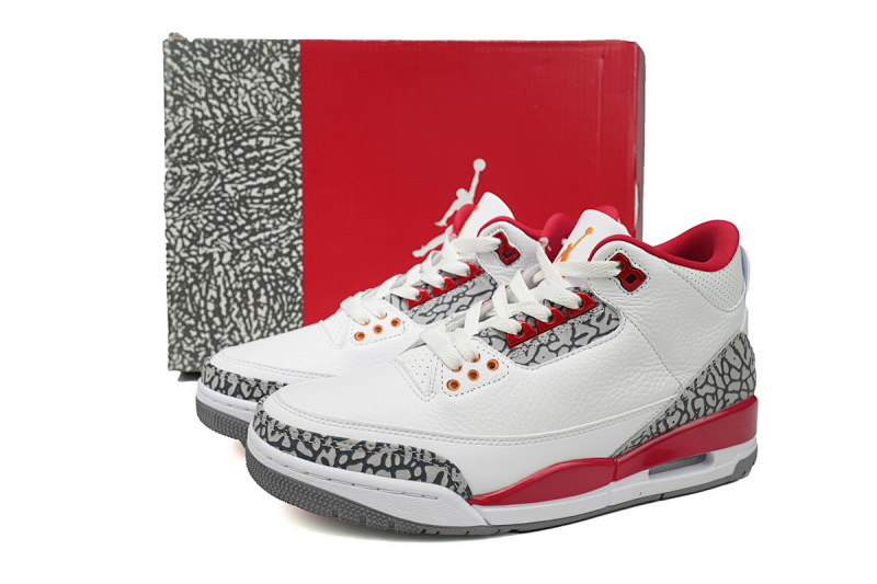 【BA3D2】红雀-5 头层乔丹3代篮球鞋 CT8532-126 Air Jordan 3 Retro 'Cardinal Red'