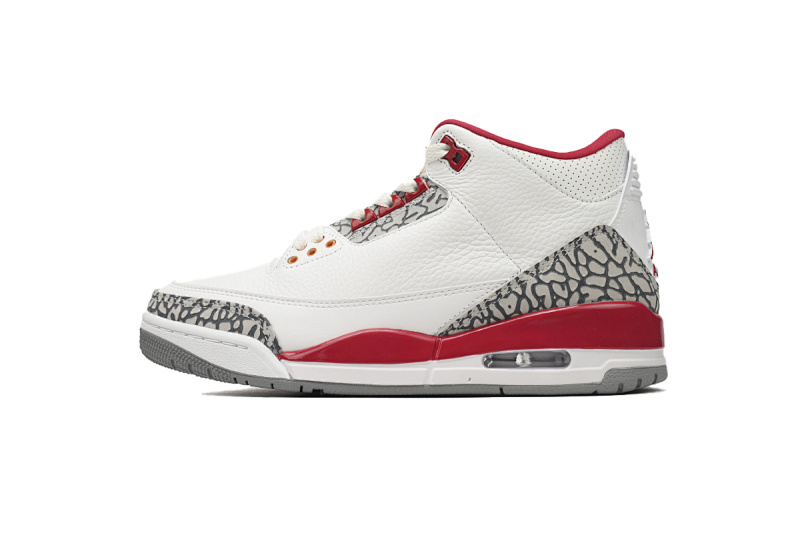【BA3D2】红雀-5 头层乔丹3代篮球鞋 CT8532-126 Air Jordan 3 Retro 'Cardinal Red'