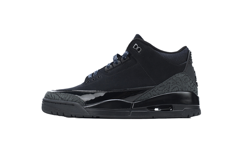 【CA7XH】黑猫 头层乔丹3代篮球鞋 CT8532-001 Air Jordan 3 Retro 'Black Cat'