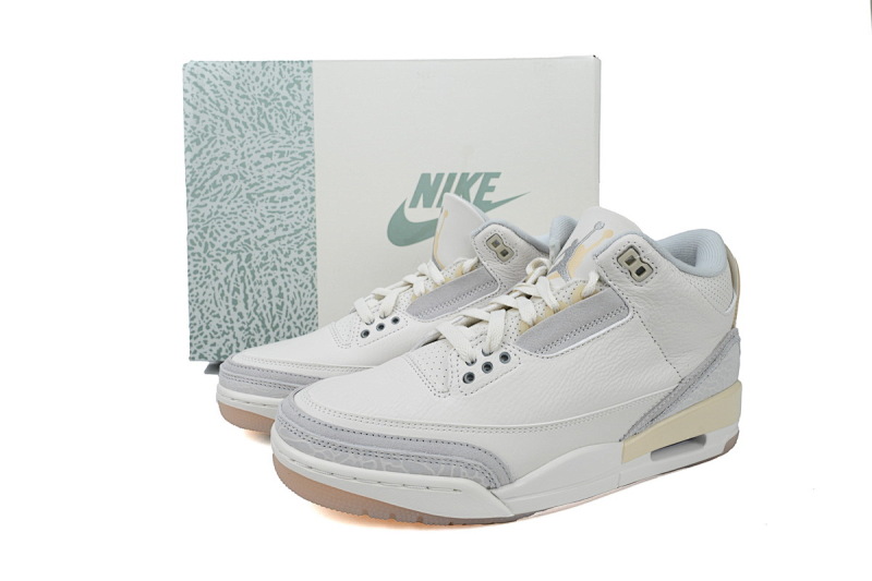 【CA7XH】灰白 头层乔丹3代篮球鞋 FJ9479-100 Air Jordan 3 Retro SE Craft 'Ivory'