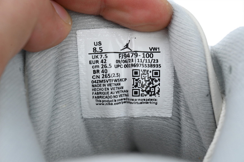 【CA7XH】灰白 头层乔丹3代篮球鞋 FJ9479-100 Air Jordan 3 Retro SE Craft 'Ivory'
