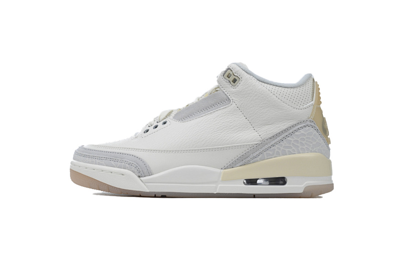 【CA7XH】灰白 头层乔丹3代篮球鞋 FJ9479-100 Air Jordan 3 Retro SE Craft 'Ivory'