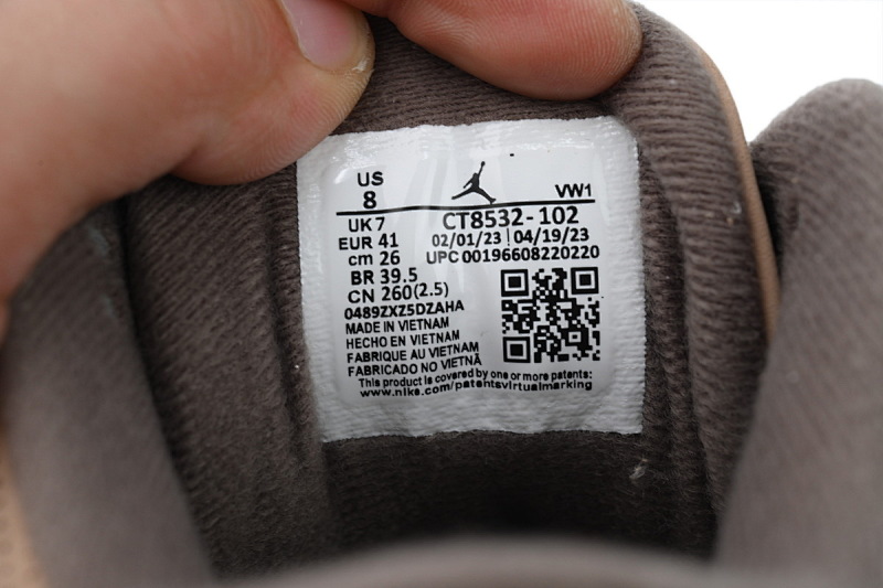 【CA7XH】矿木棕 头层乔丹3代篮球鞋 CT8532-102 Air Jordan 3 Retro 'Palomino'