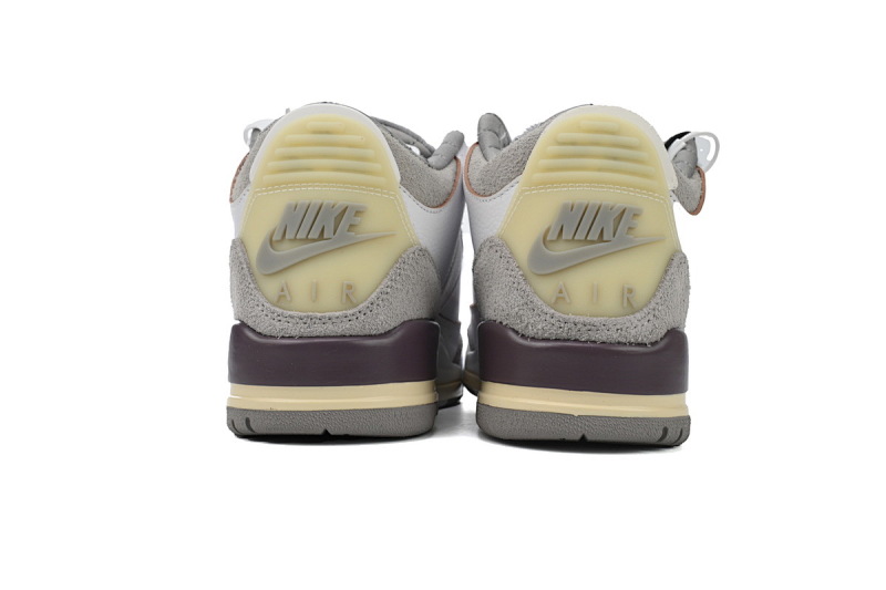 【CA3TS】AMM米灰 东莞版乔丹3代篮球鞋 DH3434-110 A Ma Maniere x Air Jordan 3 Retro SP Medium Grey