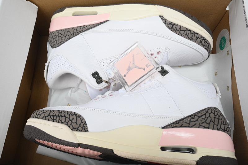 【CA7XH】白棕粉 头层乔丹3代篮球鞋 CK9246-102 Air Jordan 3 Retro Dark Mocha