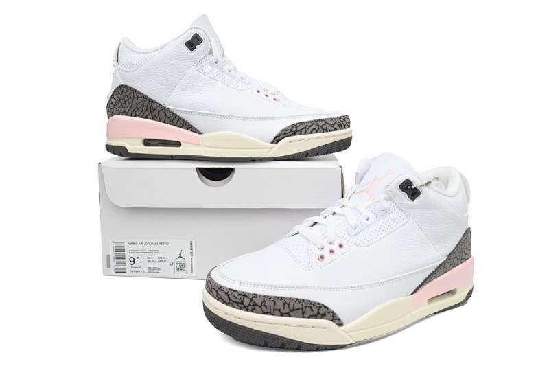 【CA7XH】白棕粉 头层乔丹3代篮球鞋 CK9246-102 Air Jordan 3 Retro Dark Mocha