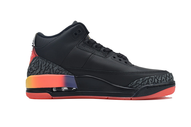 【DA0OG】黑彩虹 OG版本乔丹3代篮球鞋 FN0344-001 J Balvin x Air Jordan 3 “Rio”