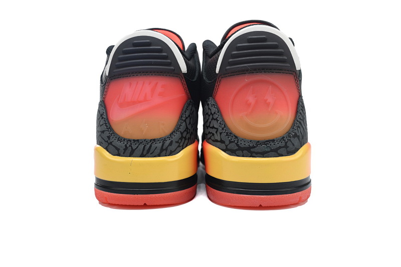 【DA0OG】黑彩虹 OG版本乔丹3代篮球鞋 FN0344-001 J Balvin x Air Jordan 3 “Rio”