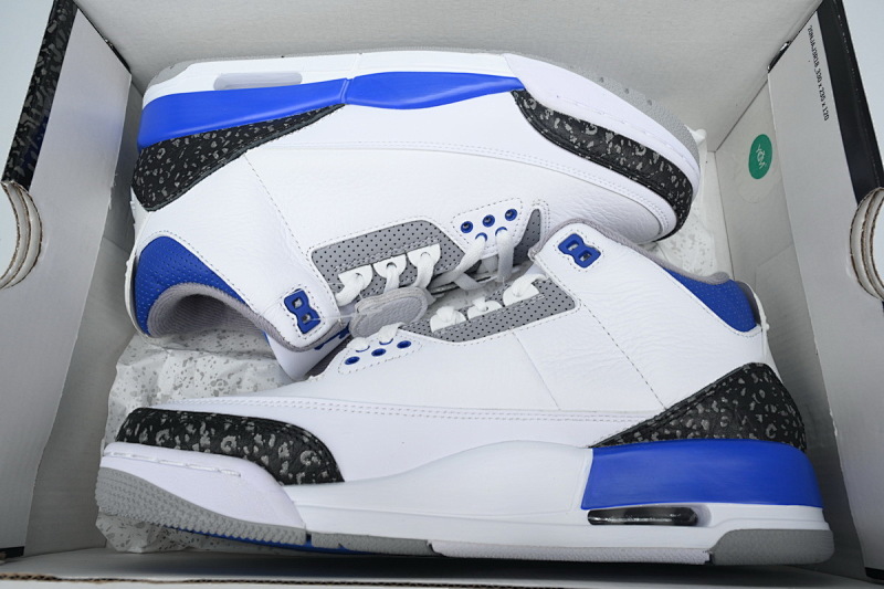 yupoo_337804_7bd93662.jpg 【CA7XH】小闪电 头层乔丹3代篮球鞋 CT8532-145 Air Jordan 3 Retro Racing Blue
