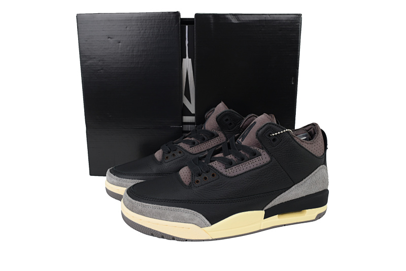 【DA3OG】AMM黑棕 OG版本乔丹3代篮球鞋 FZ4811-001 A Ma Maniére x Air Jordan 3 "Black"