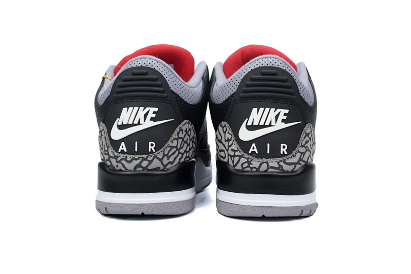 【CA3TS】黑水泥 东莞版乔丹3代篮球鞋 854262-001 A Ma Maniere x Air Jordan 3 Retro SP Black Cement