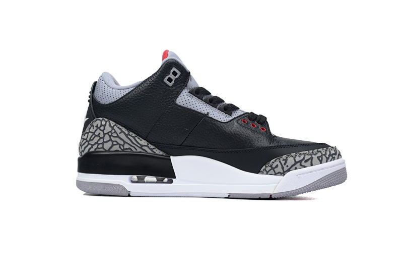 【CA3TS】黑水泥 东莞版乔丹3代篮球鞋 854262-001 A Ma Maniere x Air Jordan 3 Retro SP Black Cement