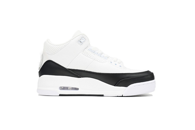 【CA7XH】藤原浩闪电 头层版乔丹3代篮球鞋 DA3595-100 Fragment Air Jordan 3 White Black