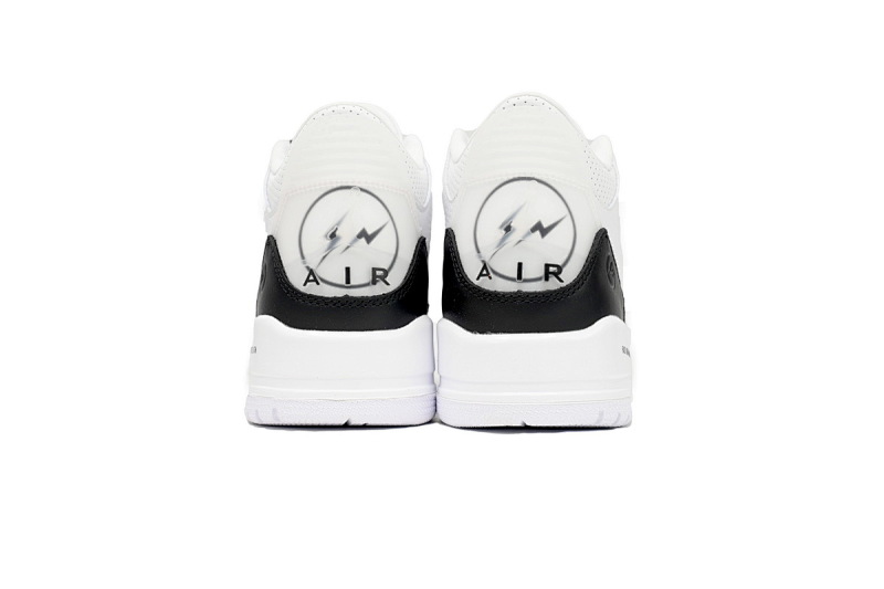 【CA7XH】藤原浩闪电 头层版乔丹3代篮球鞋 DA3595-100 Fragment Air Jordan 3 White Black