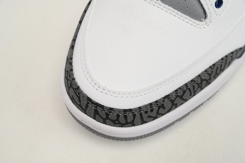 【CA7XH】复古灰蓝 头层乔丹3代篮球鞋 CT8532-140 Air Jordan 3 "White Navy Cement"