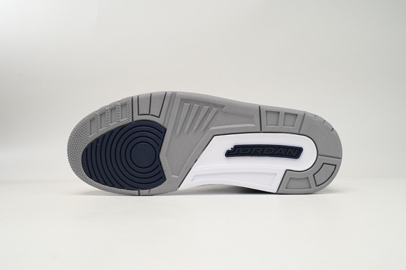 【CA7XH】复古灰蓝 头层乔丹3代篮球鞋 CT8532-140 Air Jordan 3 "White Navy Cement"