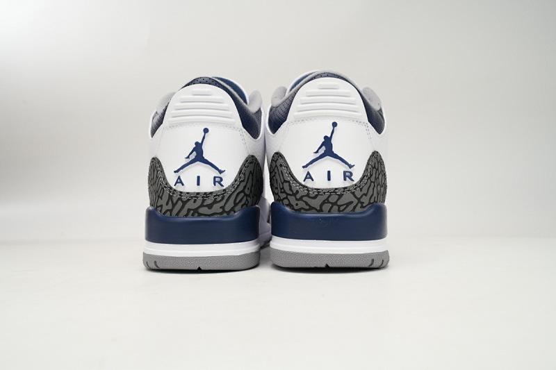 【CA7XH】复古灰蓝 头层乔丹3代篮球鞋 CT8532-140 Air Jordan 3 "White Navy Cement"