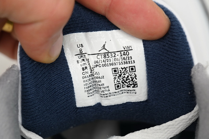 【CA7XH】复古灰蓝 头层乔丹3代篮球鞋 CT8532-140 Air Jordan 3 "White Navy Cement"