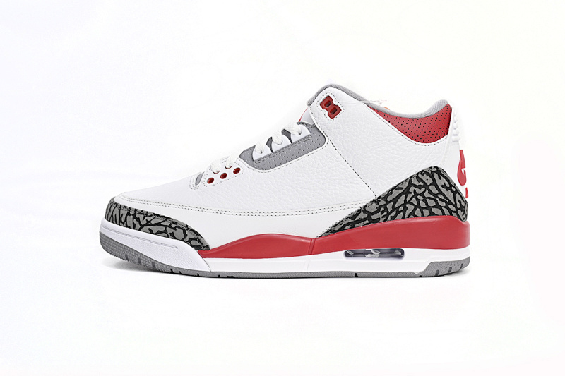 【CA7XH】火焰红 头层乔丹3代篮球鞋 DN3707-160 Air Jordan 3 OG “Fire Red”