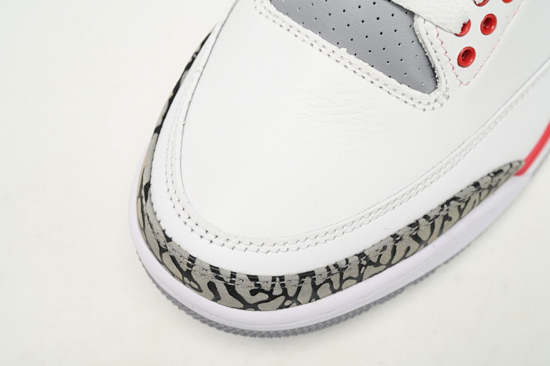 【CA7XH】火焰红 头层乔丹3代篮球鞋 DN3707-160 Air Jordan 3 OG “Fire Red”