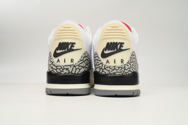 【CA7XH】做旧白水泥  头层乔丹3代篮球鞋 DN3707-100 Air Jordan 3 “White Cement Reimagined