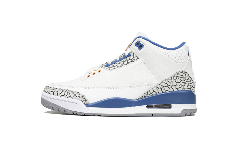 【CA7XH】奇才自蓝 头层乔丹3代篮球鞋 CT8532-148 Air Jordan 3 Retro “wizards”