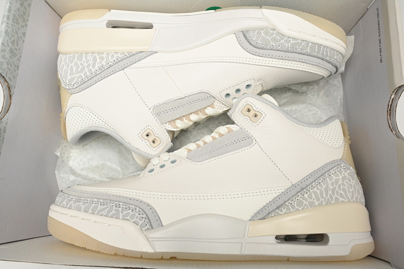 【DA0OG】白灰 OG纯源版本乔丹3代篮球鞋  FJ9479-100 Air Jordan 3 Craft "Ivory"