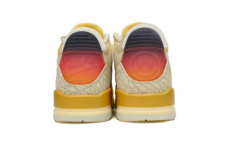 【DA0OG】彩虹  OG版本乔丹3代篮球鞋 FN0344-901 J Balvin x Air Jordan 3 White Blue Red