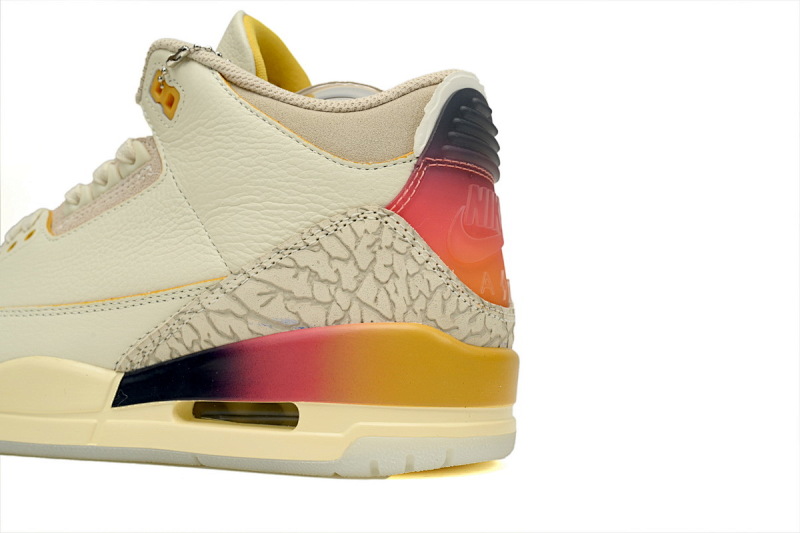 【DA0OG】彩虹  OG版本乔丹3代篮球鞋 FN0344-901 J Balvin x Air Jordan 3 White Blue Red