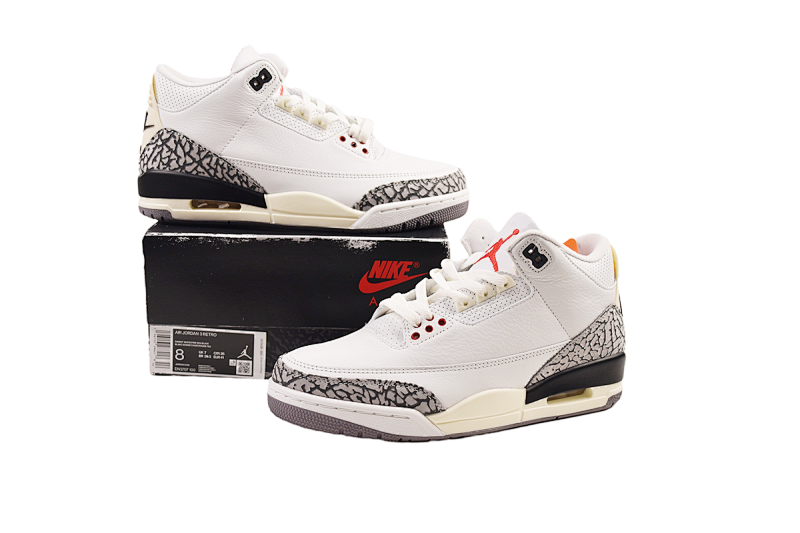 【DA0OG】白水泥 OG版乔丹3代篮球鞋 DN3707-100 Air Jordan 3 “White Cement Reimagined”