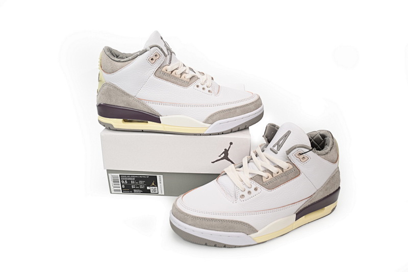 【DA0OG】乔3灰 OG版乔丹3代篮球鞋 DH3434-110 A Ma Maniere x Air Jordan 3 Retro SP Medium Grey