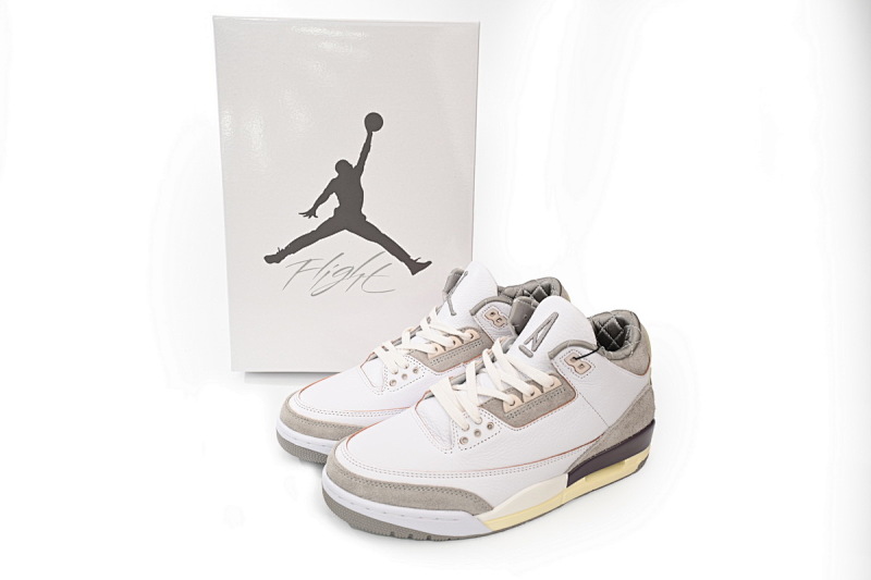 【DA0OG】乔3灰 OG版乔丹3代篮球鞋 DH3434-110 A Ma Maniere x Air Jordan 3 Retro SP Medium Grey