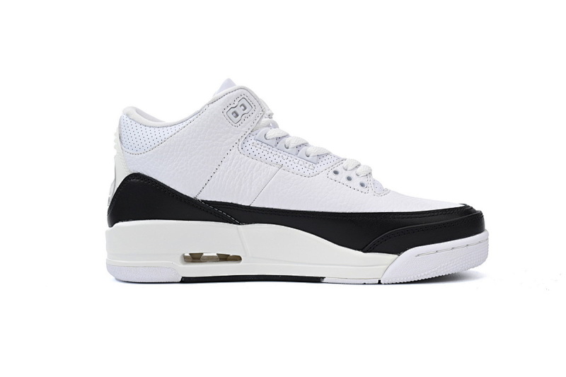 【DA0OG】乔3白 OG版乔丹3代篮球鞋 DA3595-100 Fragment Design x Air Jordan 3 Black White