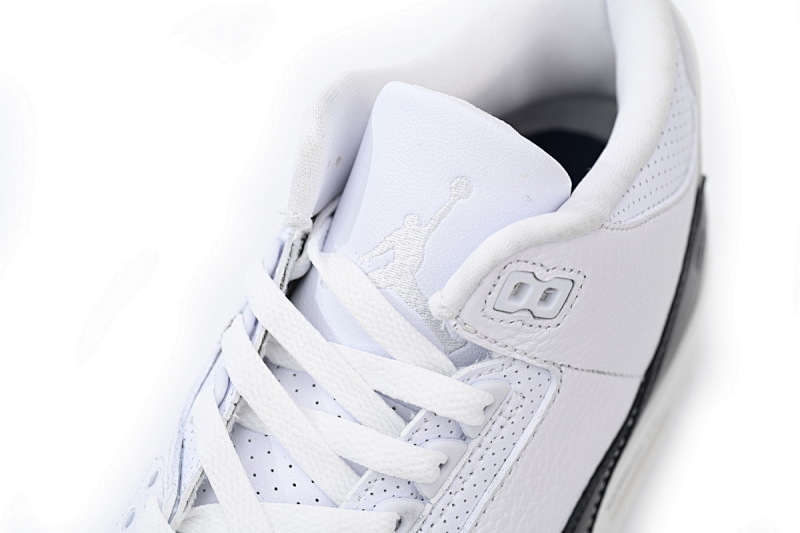 【DA0OG】乔3白 OG版乔丹3代篮球鞋 DA3595-100 Fragment Design x Air Jordan 3 Black White